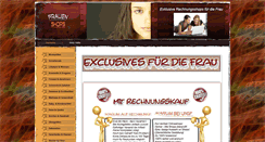 Desktop Screenshot of frauenshops.com